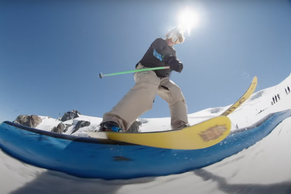 RMU unveils crazy lookin' asymmetrical pow ski made in