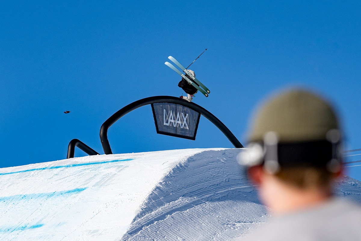 Tormod Frostad skiing at the LAAX OPEN