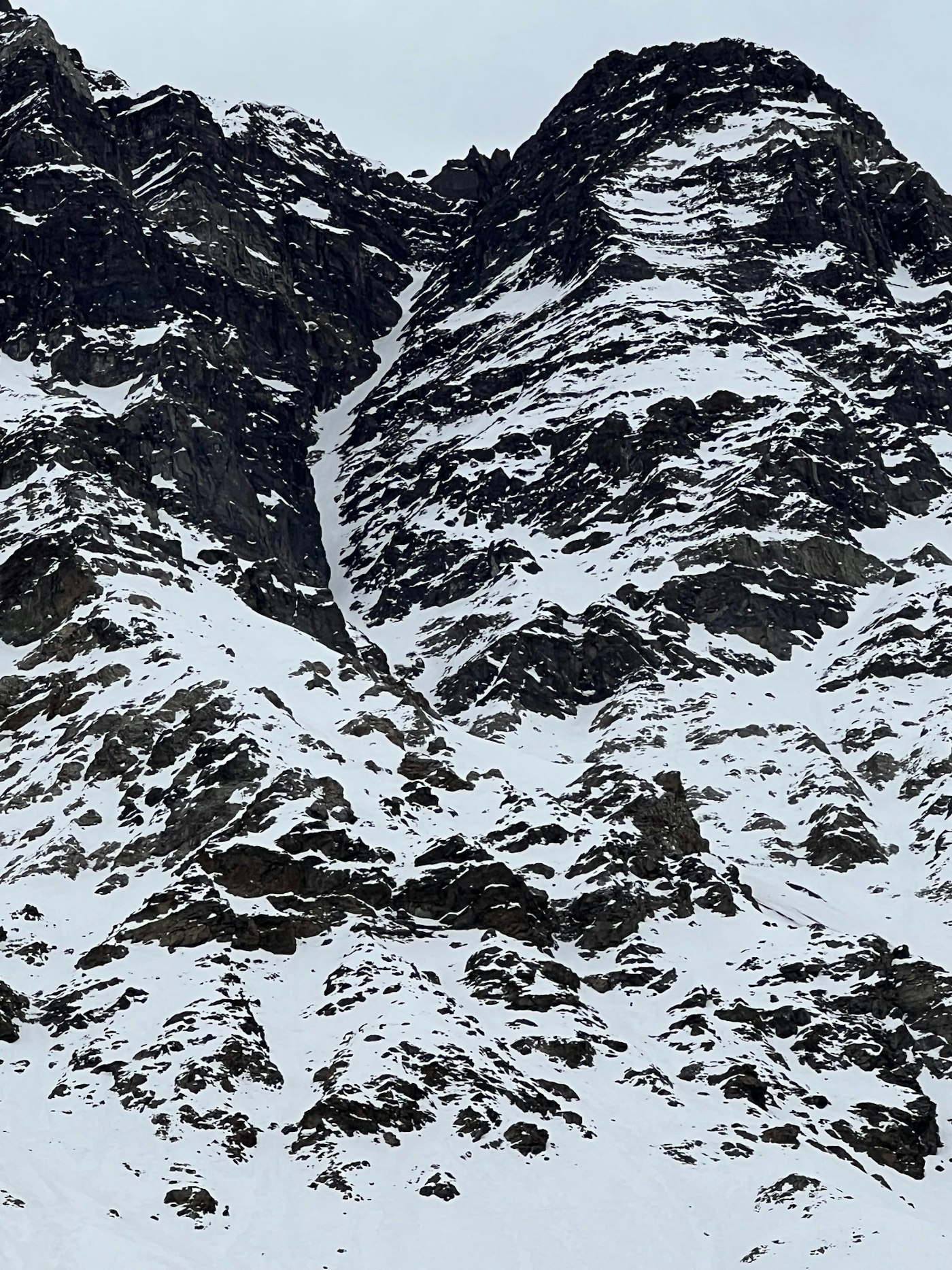 Super C couloir in Portillo, Chile