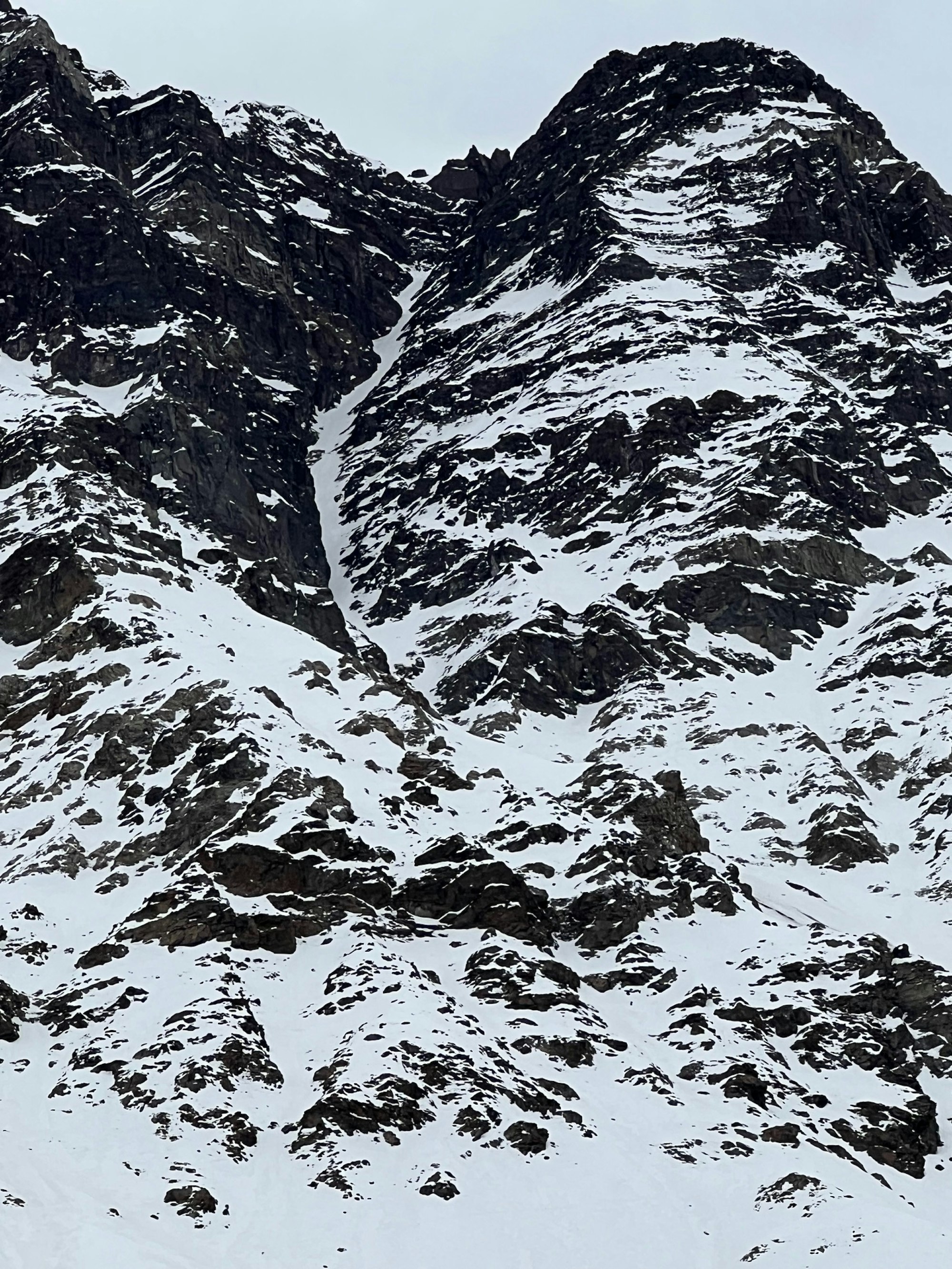 Super C couloir in Portillo, Chile