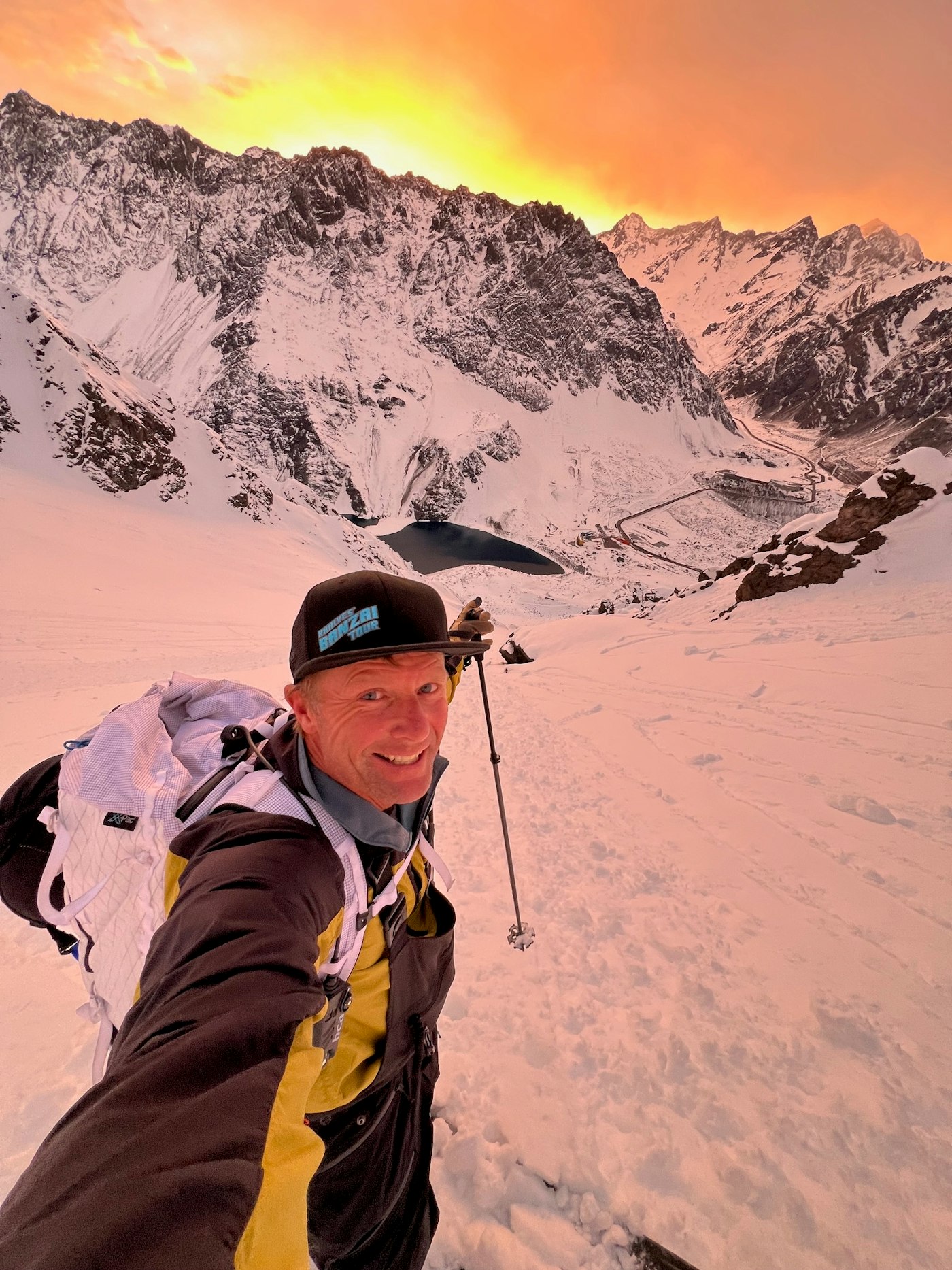 Sunrise in Portillo, Chile