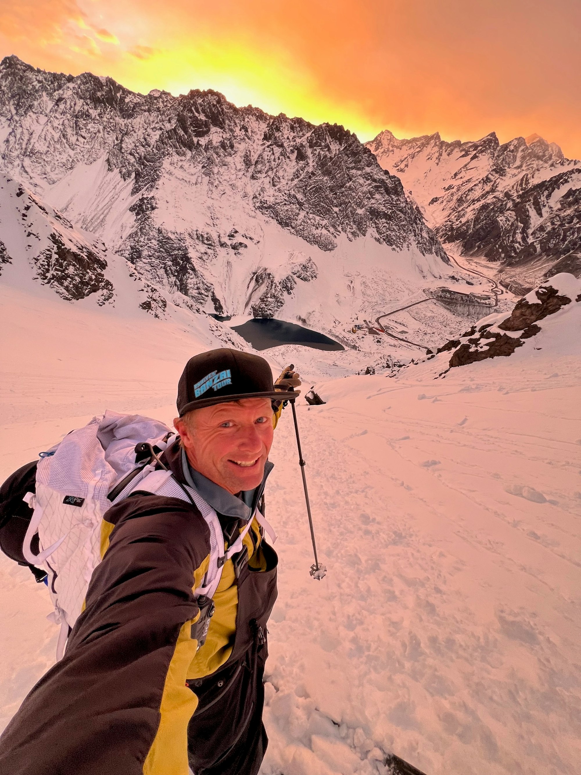 Sunrise in Portillo, Chile