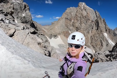 Jim Ryan and Madison Rose Ski the Tetons in August