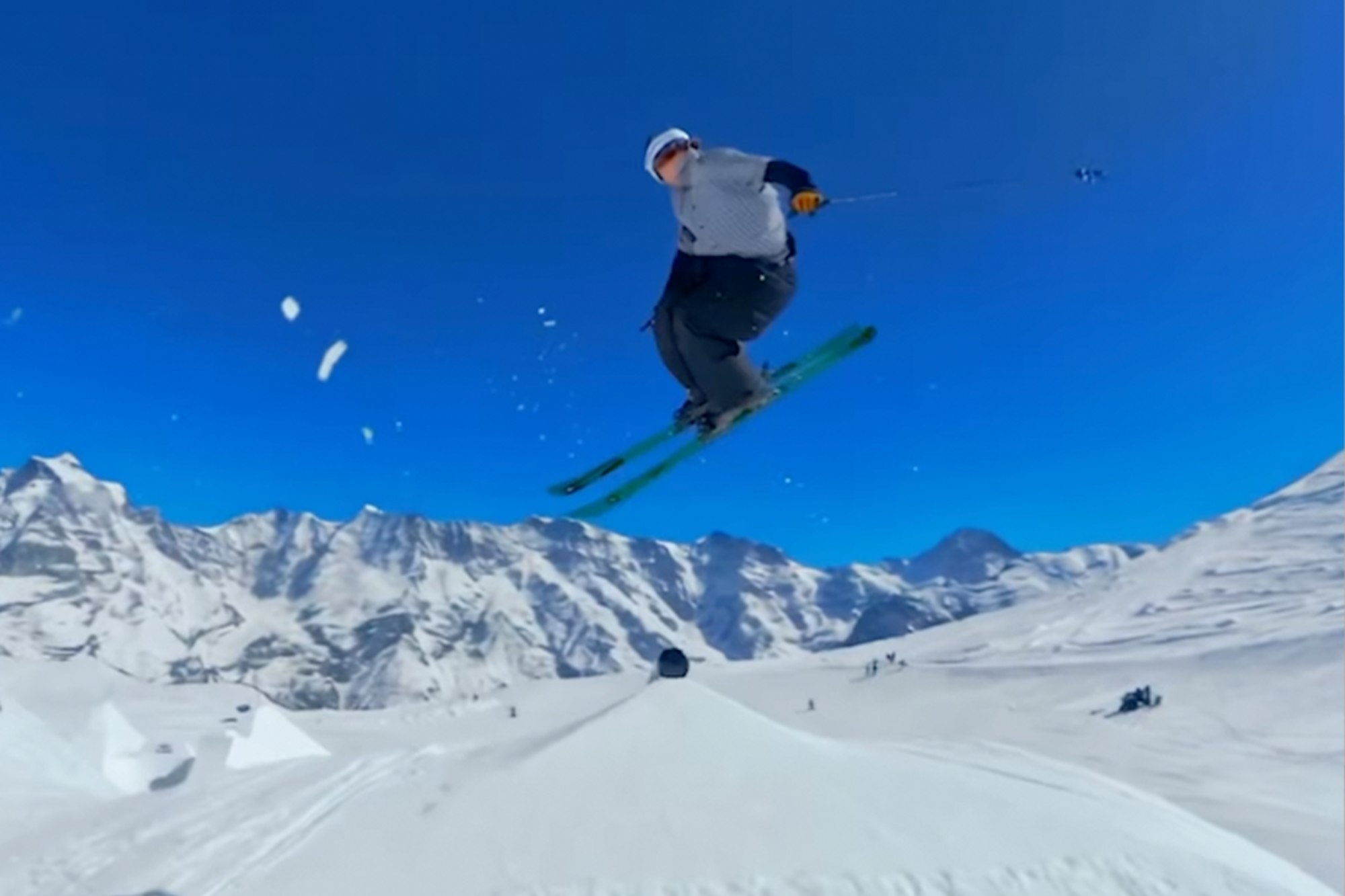 Skier at the Swatch Nines