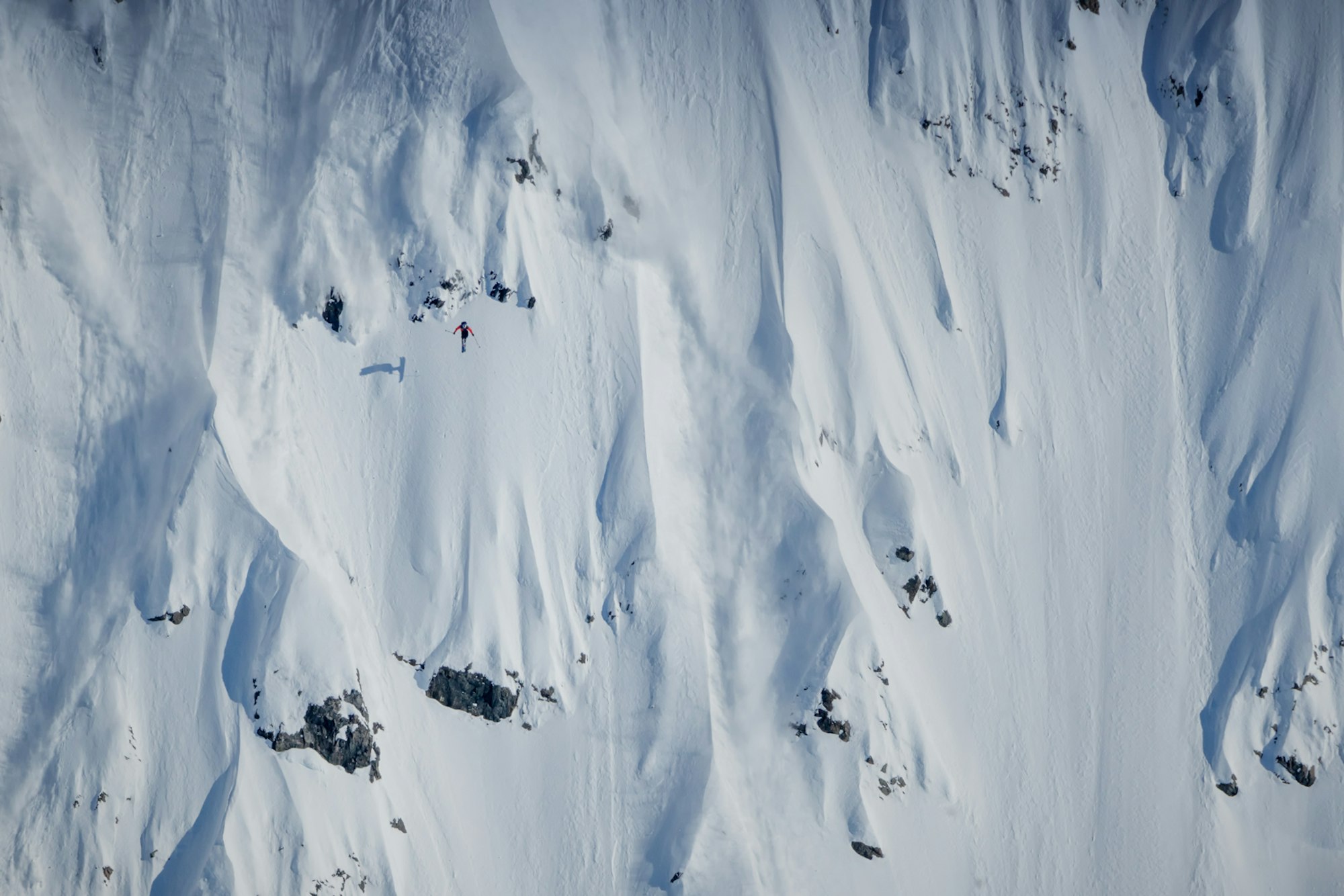 kai jones skiing in girdwood, ak