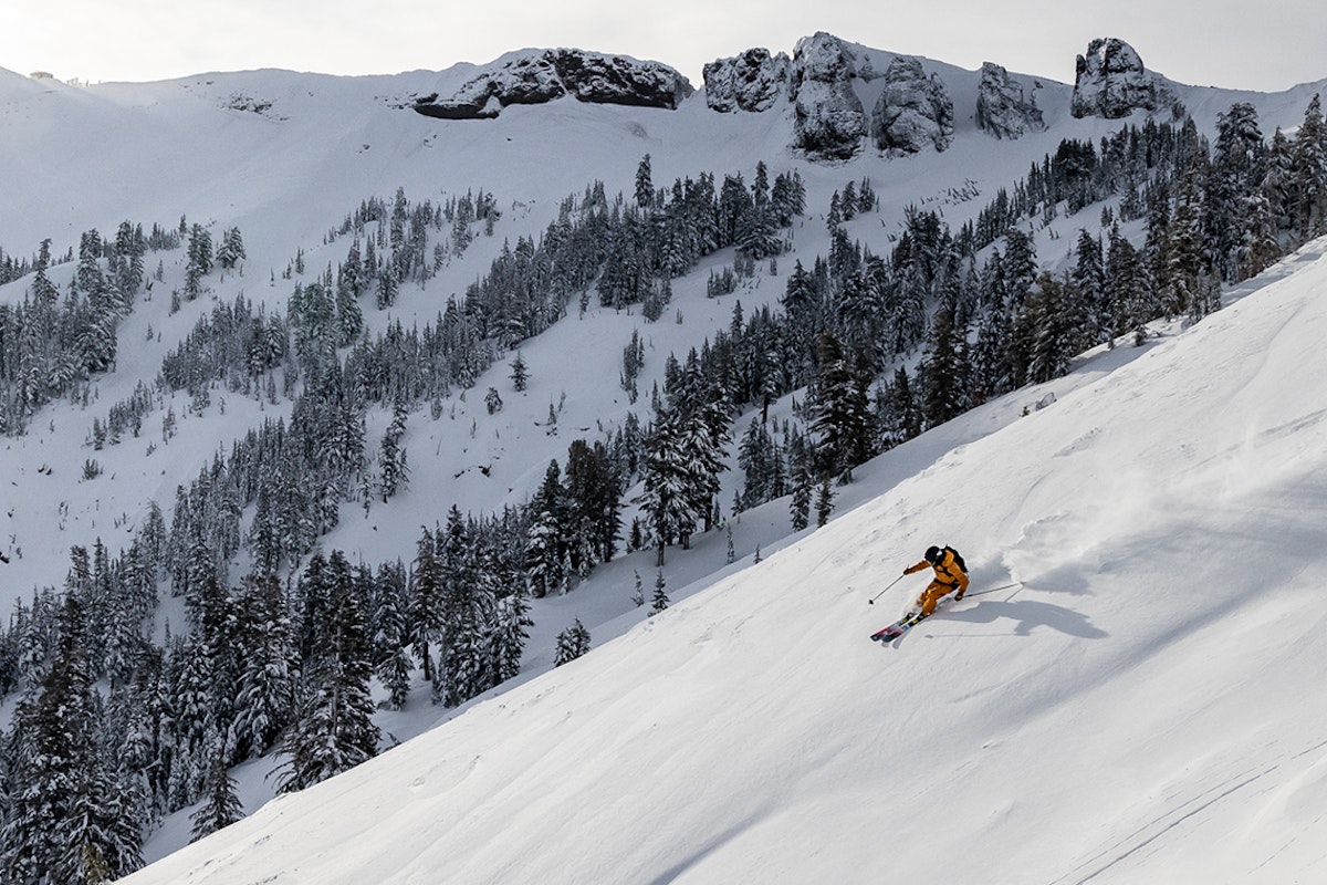 Skiing Kirkwood, California