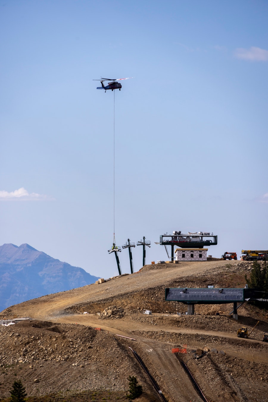 Lift installed at Deer Valley, Utah