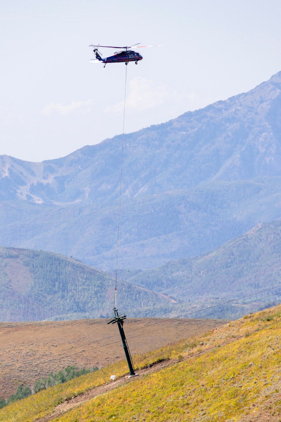 Lift installed at Deer Valley, Utah