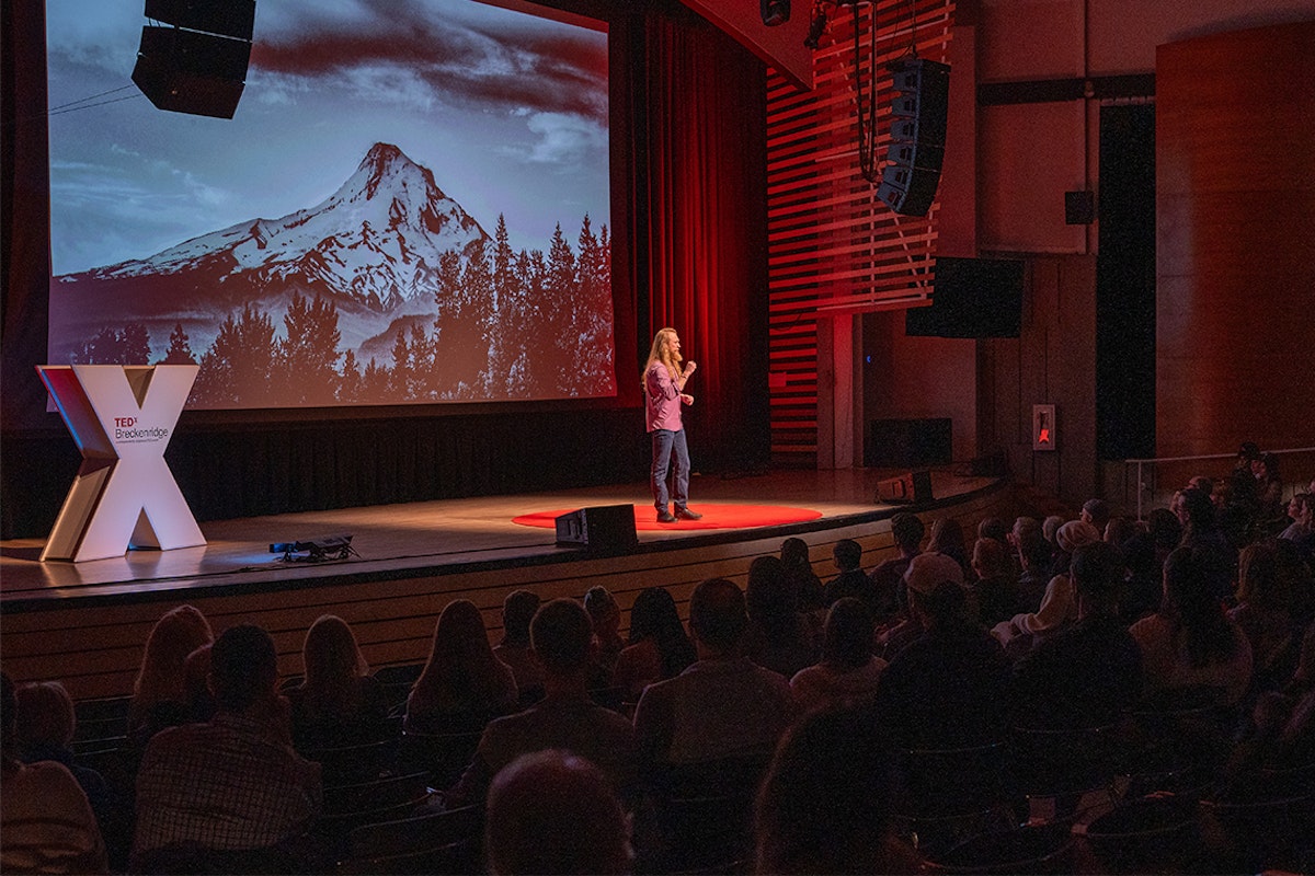 Drew Petersen speaks at TEDxBreckenridge