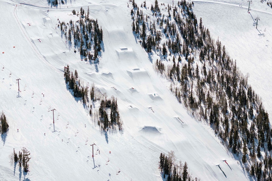 Terrain park at Brian Head Resort