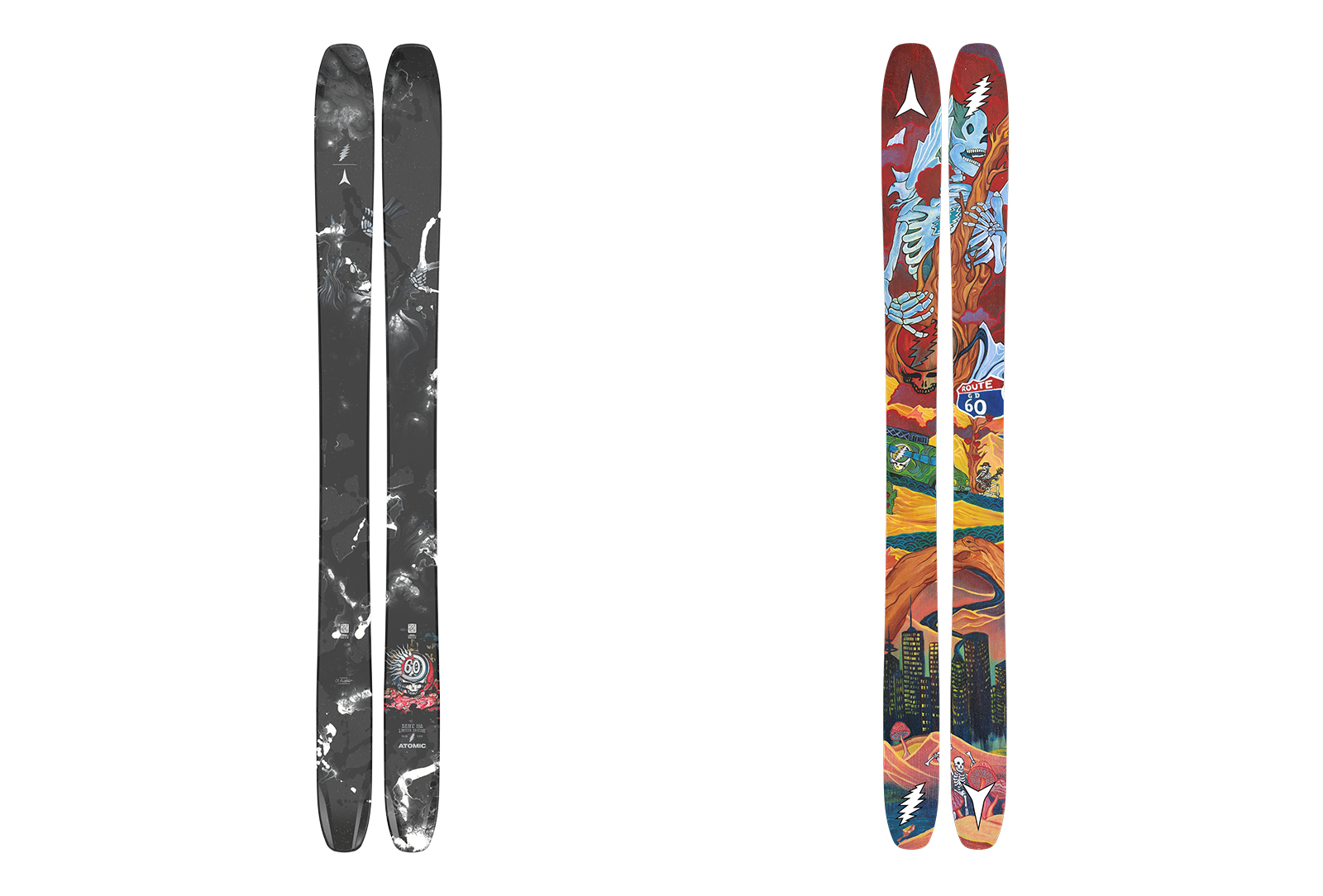 Limited Edition Grateful Dead-Inspired Atomic Bent 110 Skis