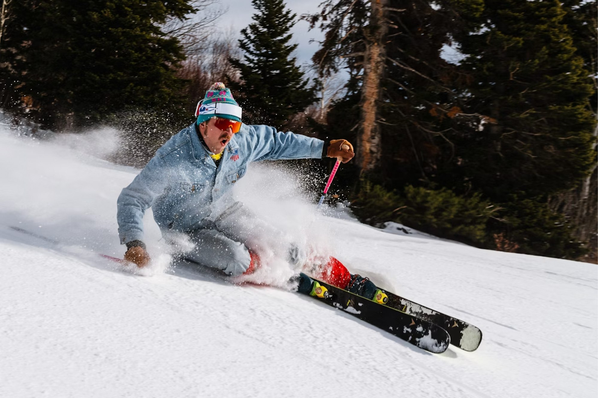 Jackson Hole ski in jeans