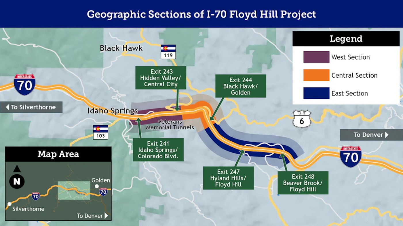 CDOT Floyd Hill Project I-70