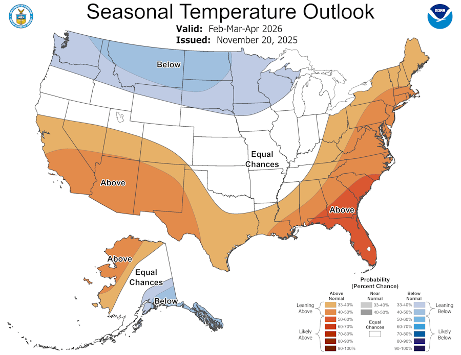 NOAA weather forecast