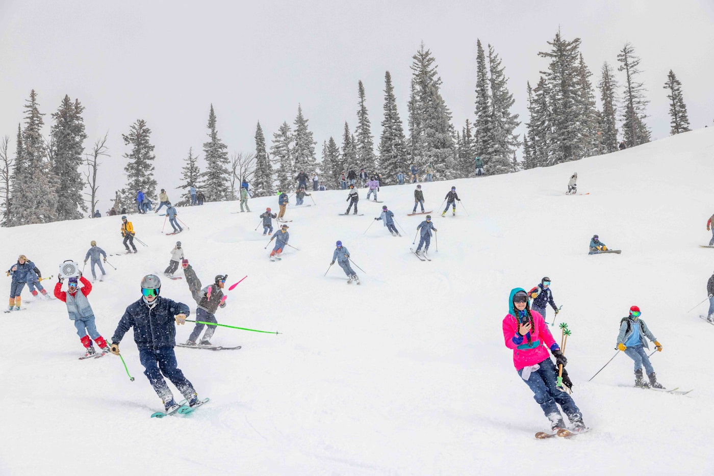 Jackson Hole ski in jeans