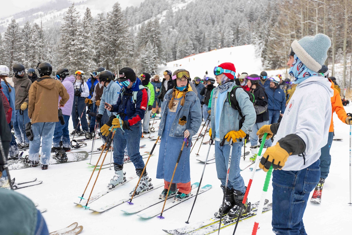 Jackson Hole ski in jeans