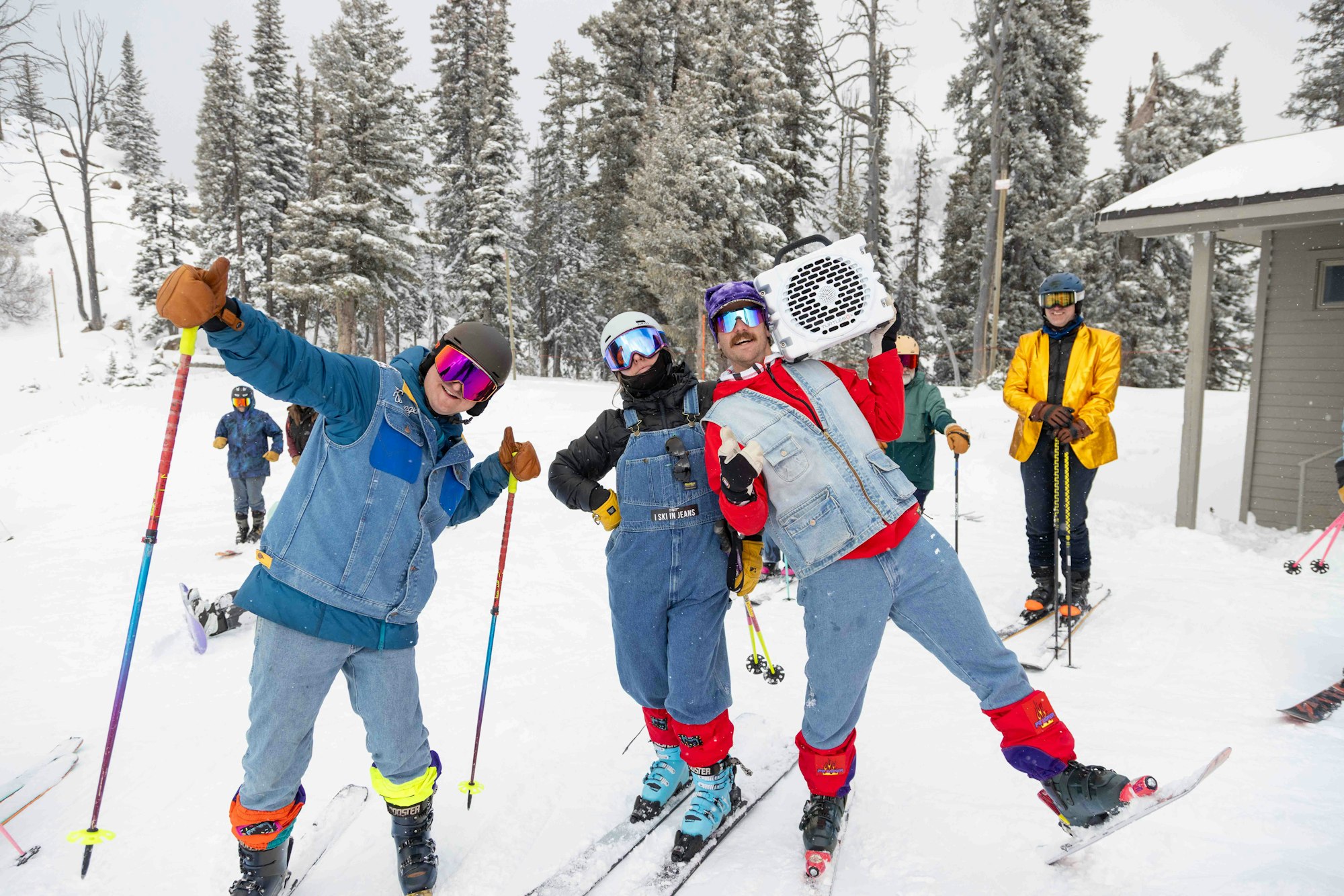 Jackson Hole ski in jeans