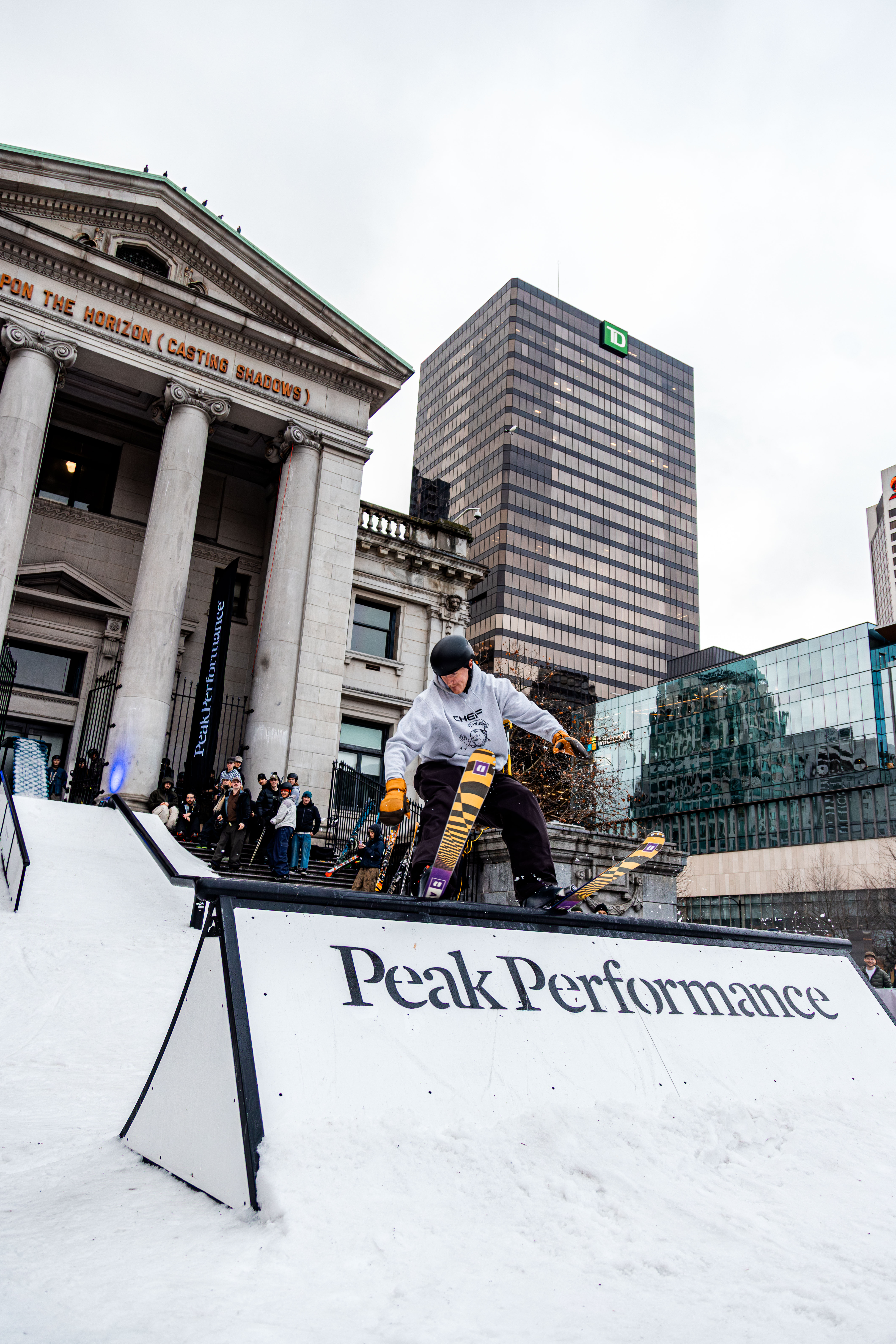 Peak Performance Brings Skiing to Vancouver's Streets