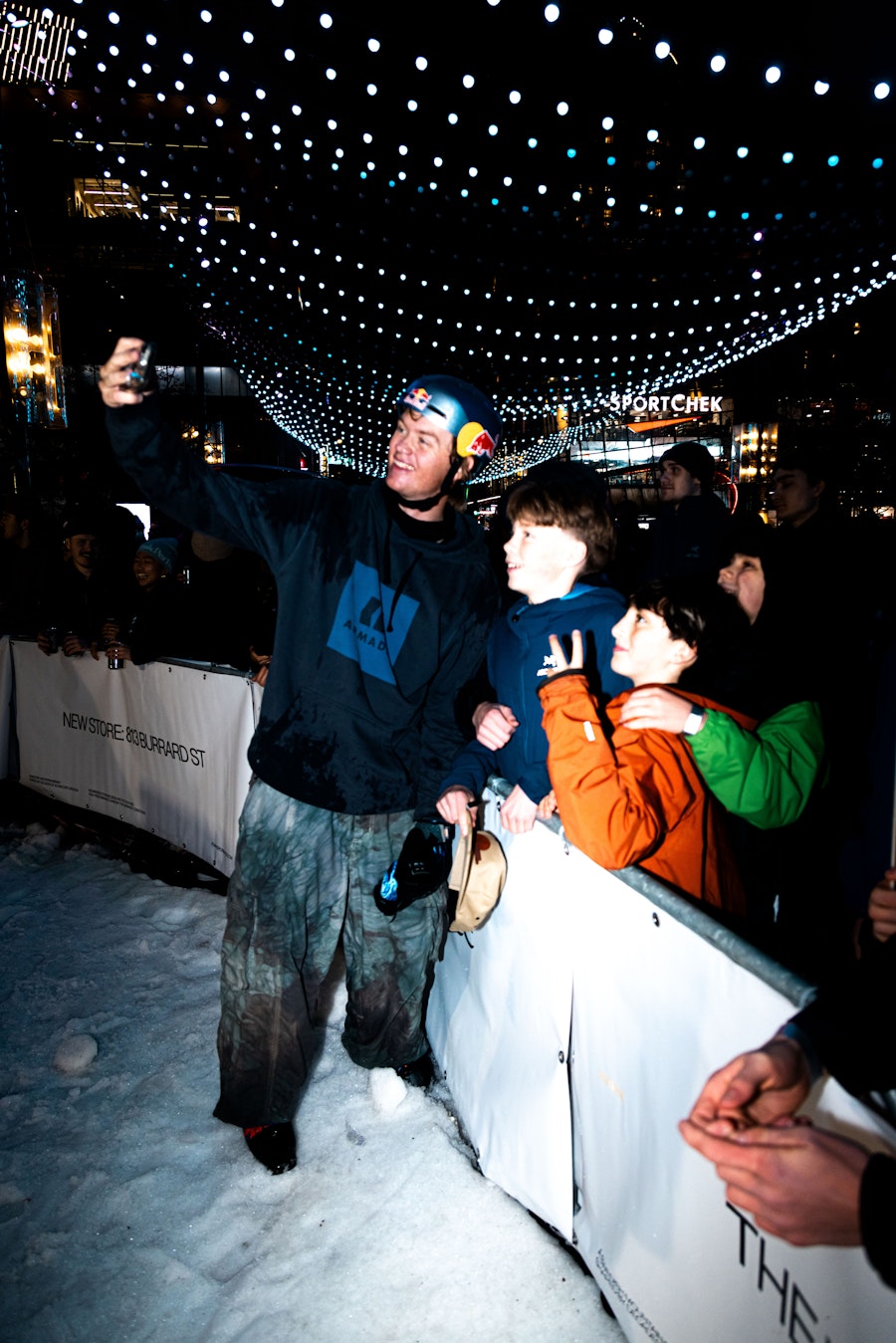 Peak Performance Vancouver rail jam skiing