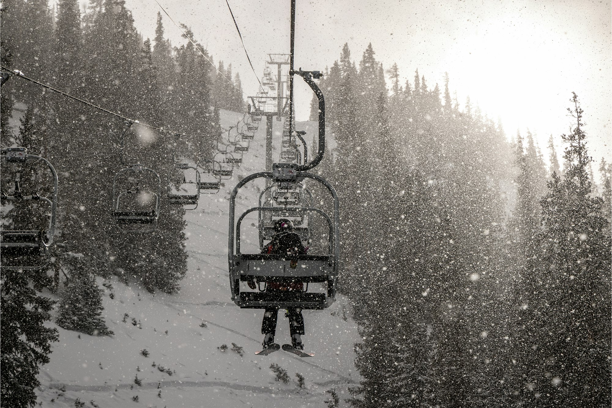 Pallavicini chairlift at Arapahoe Basin Ski Area, Colorado