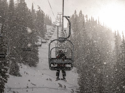 The Best Double Chair in America is Open for Skiing