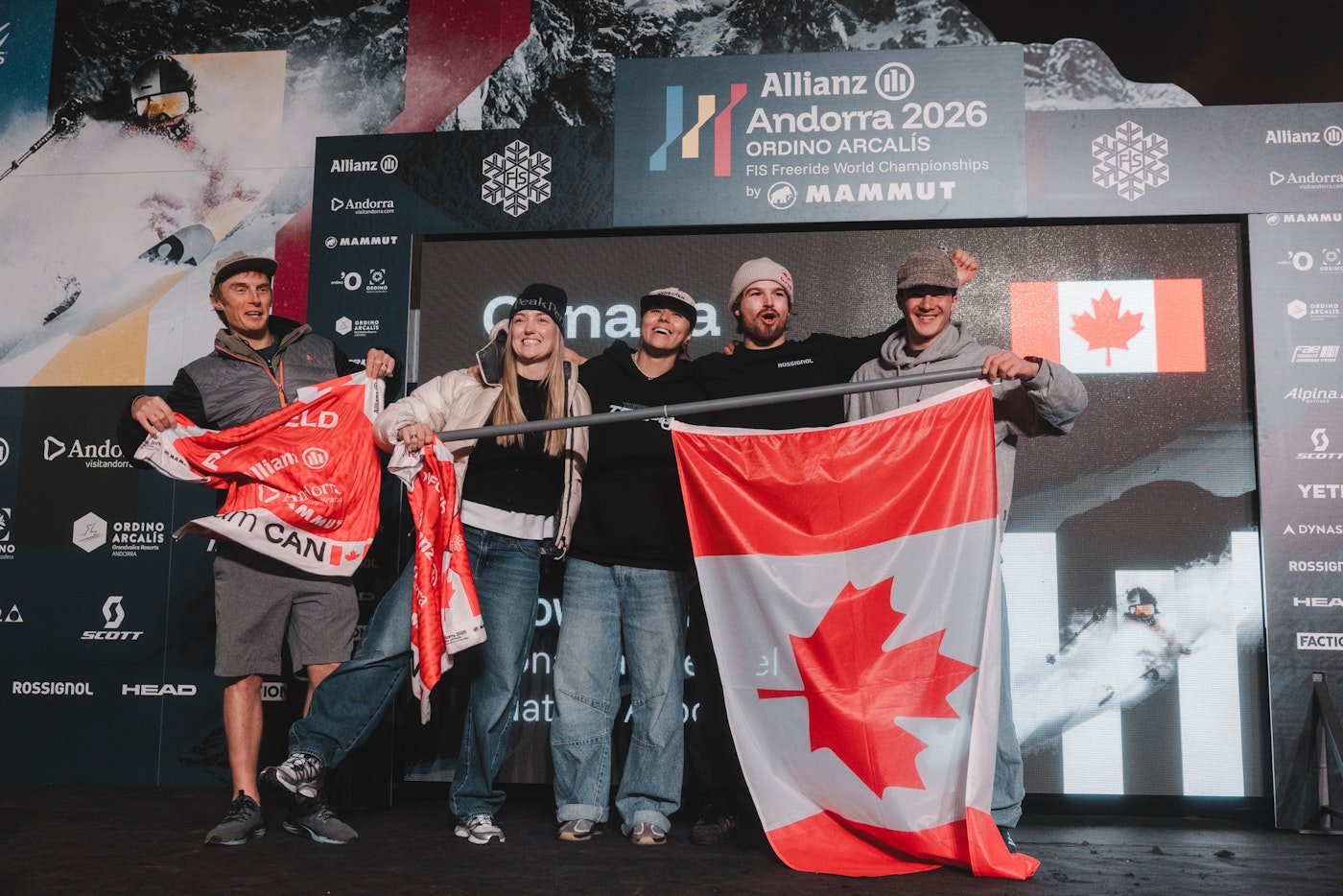 Dufour-Lapointe, Goguen and Ho at the FIS Freeride World Championship.