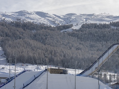 Megan Oldham Wins Women's Olympic Big Air Despite Weather Holds