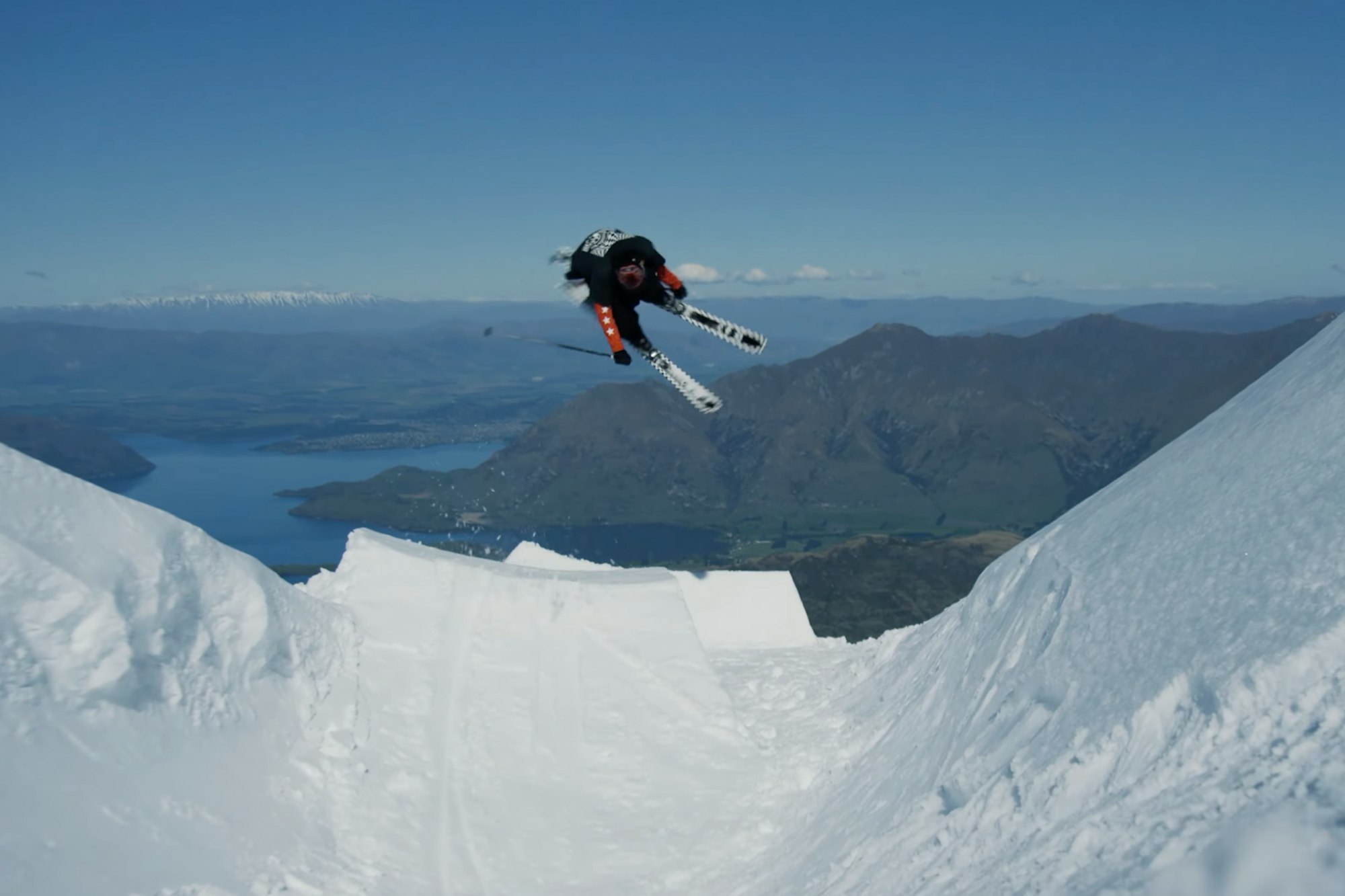 Finn Bilous skiing Treble Cone