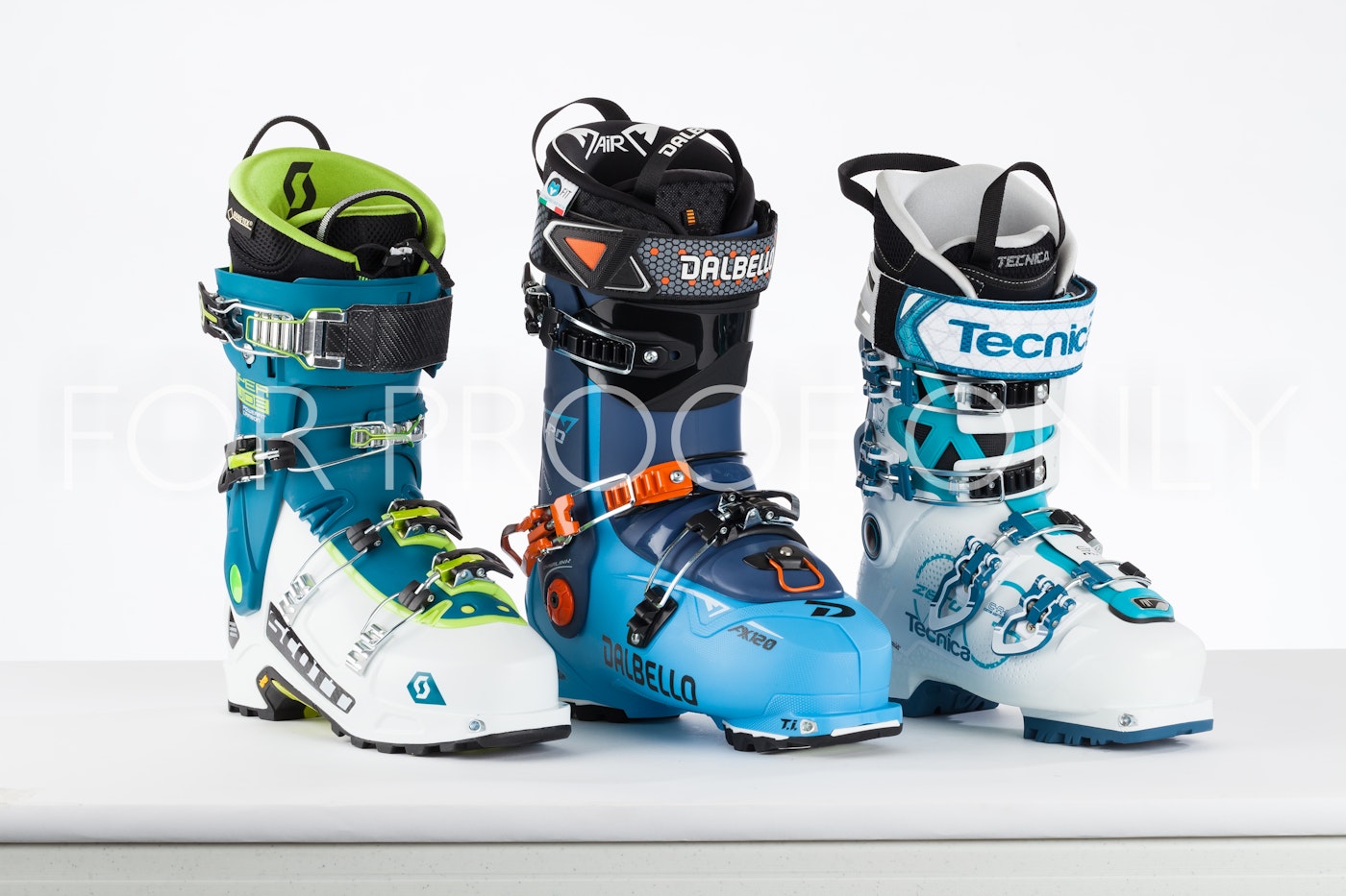 Ski boots.