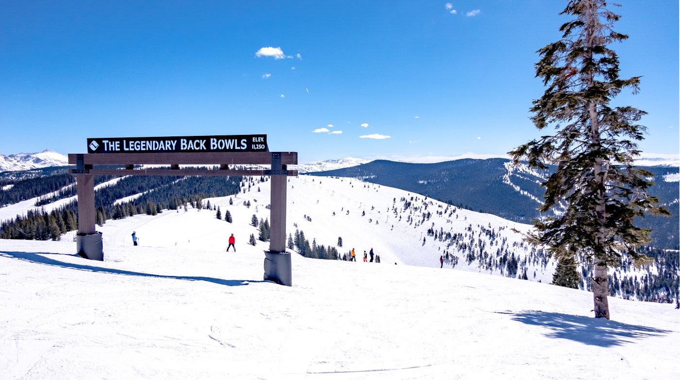 Legendary back bowls of Vail.