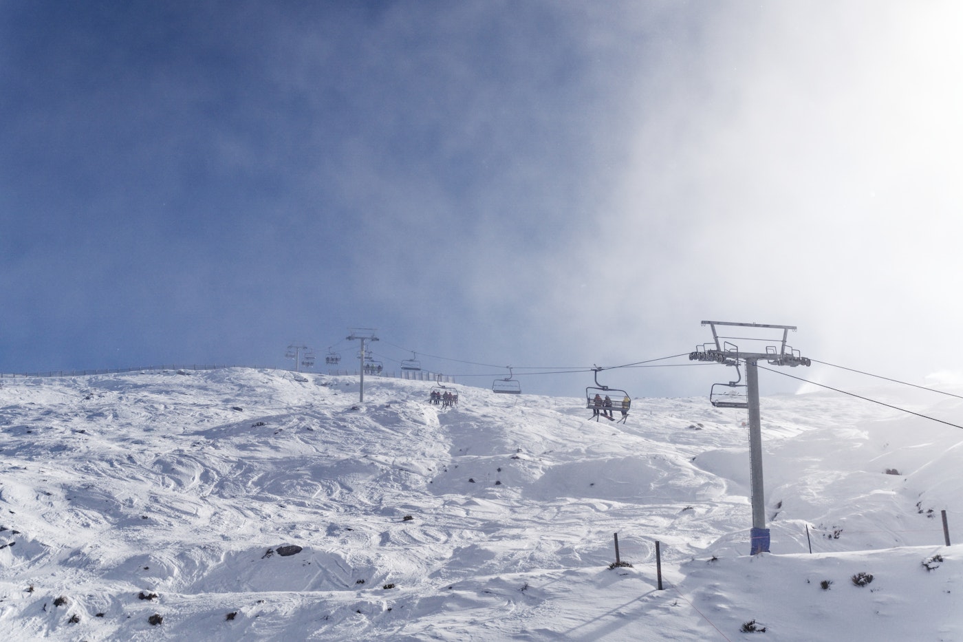 Treble Cone ski mountain, south island New Zealand