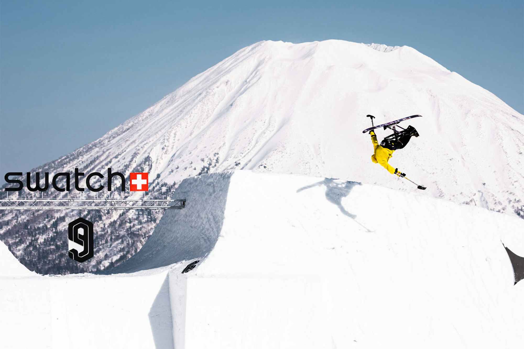 Jay Rawe Skiing at The Nines Japan
