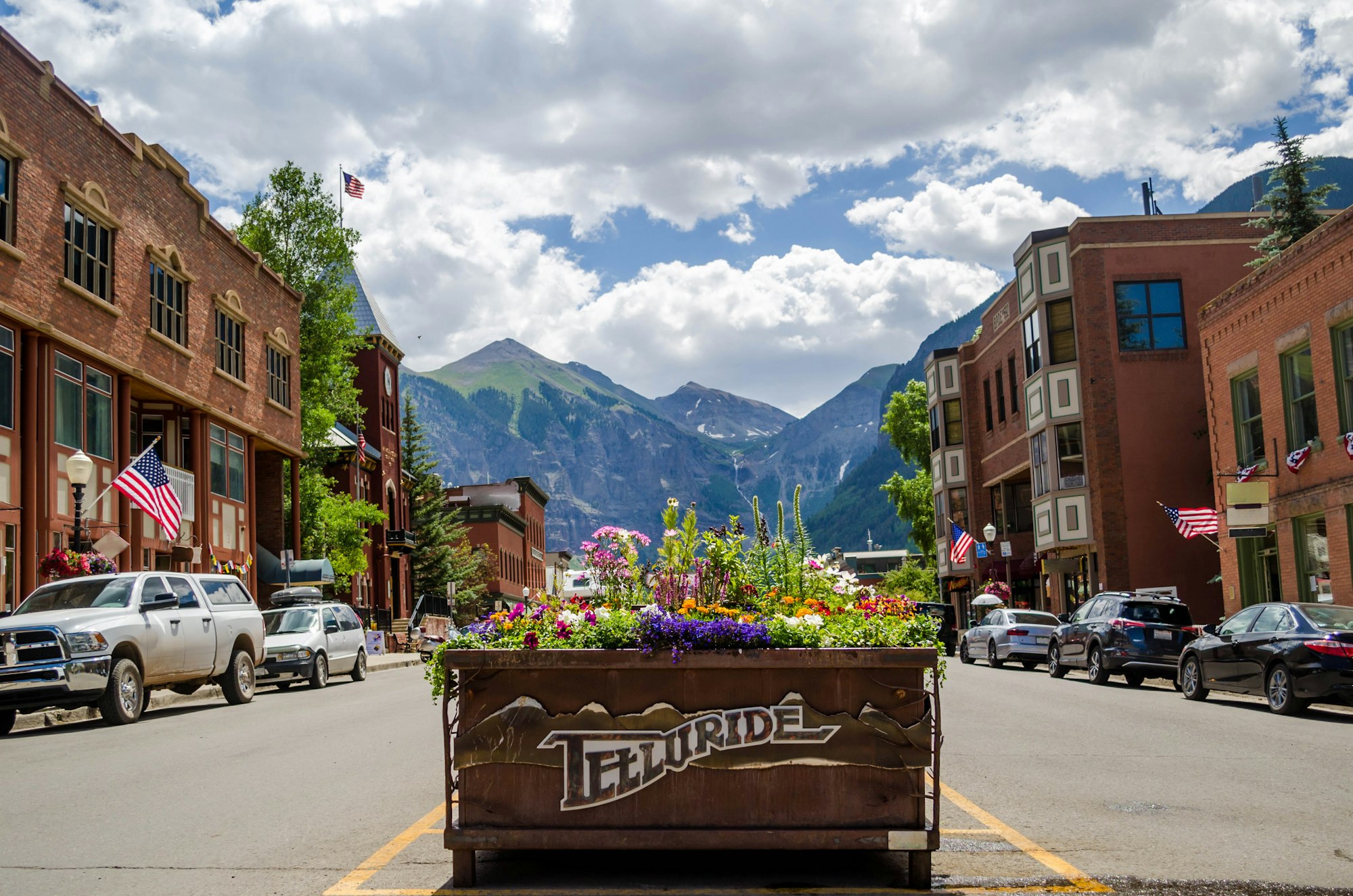 Downtown Telluride, Colorado.