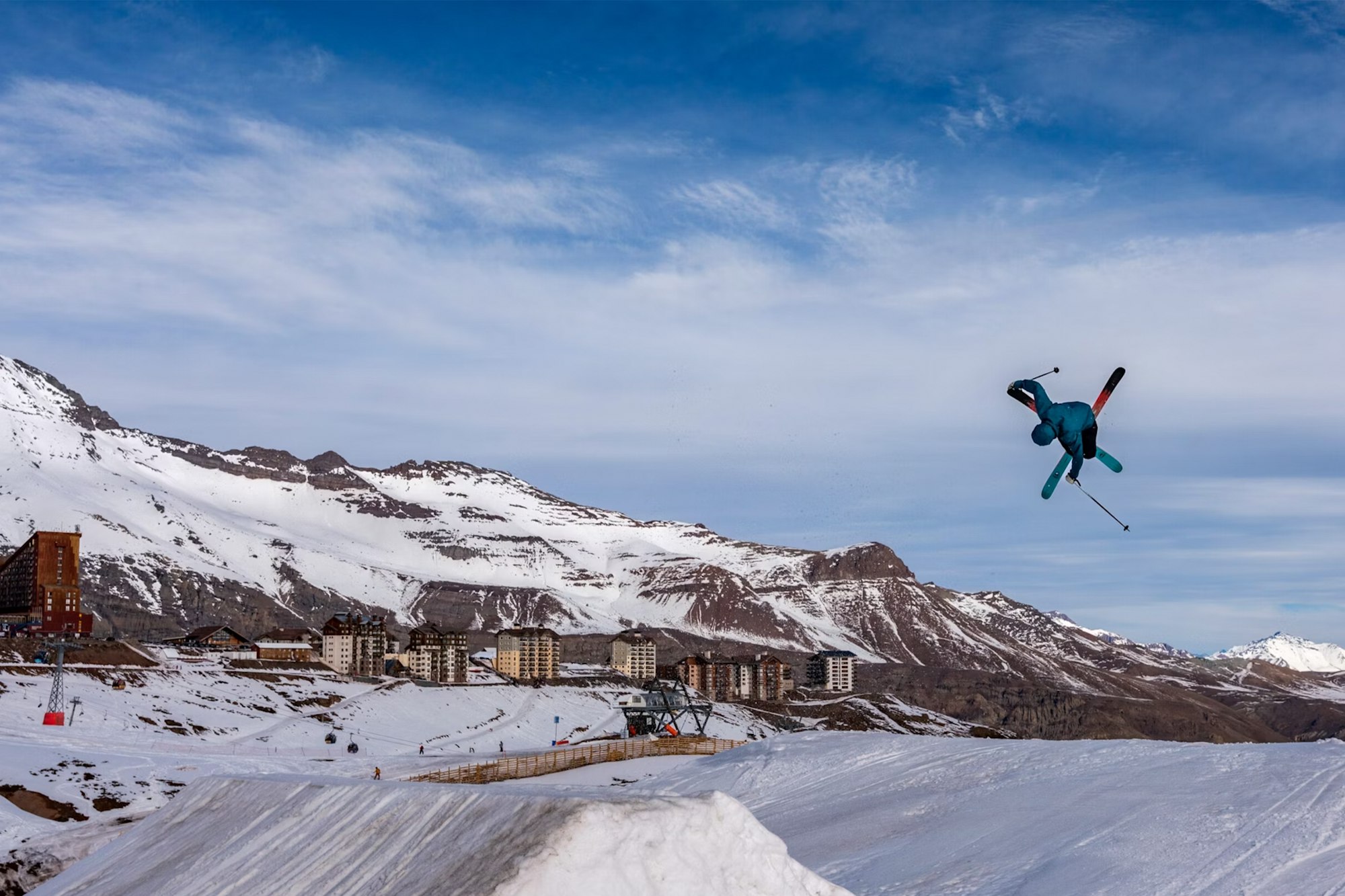 Jonah Williams Skiing Valle Nevado
