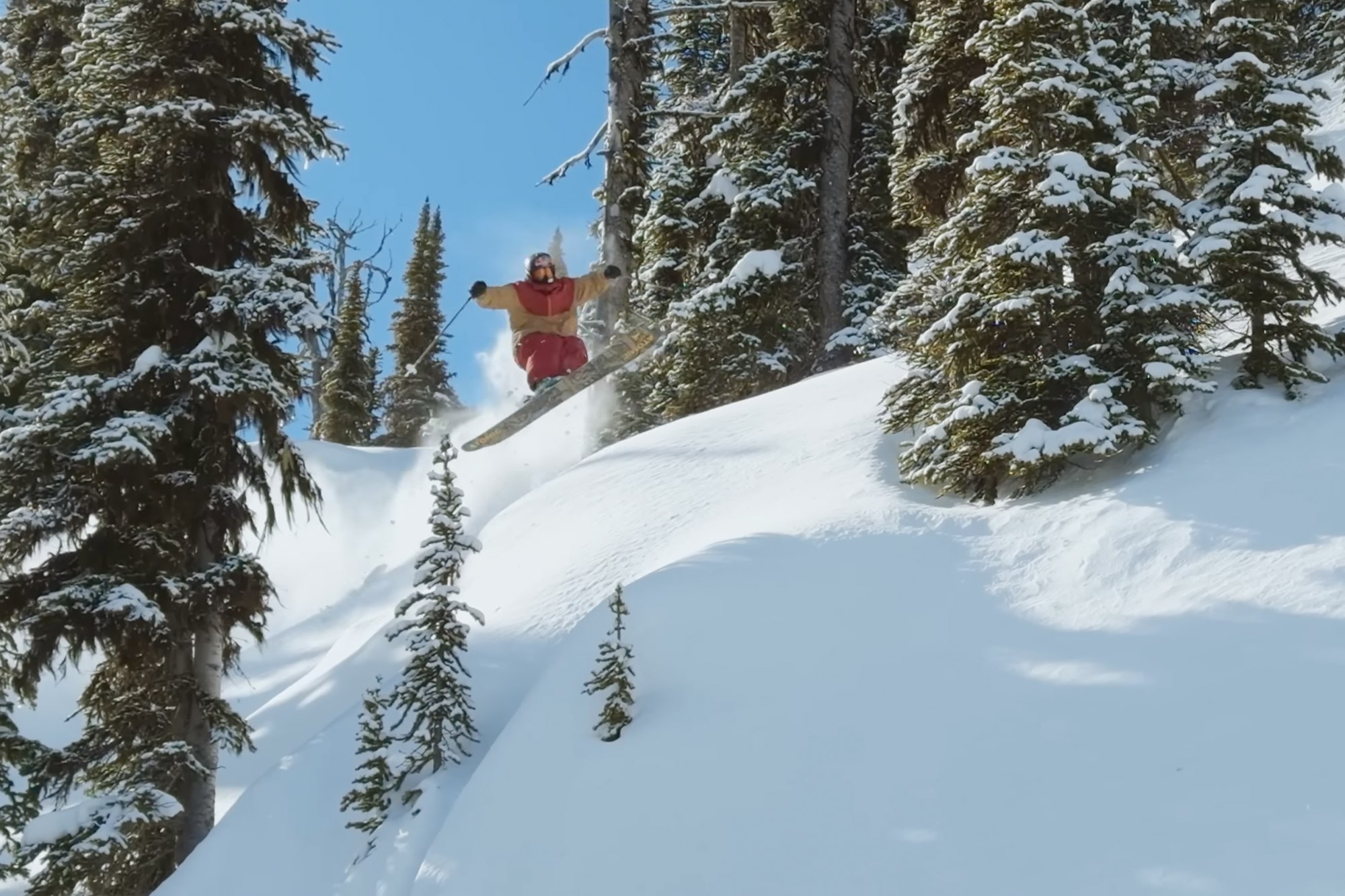 Kai Jones Skiing