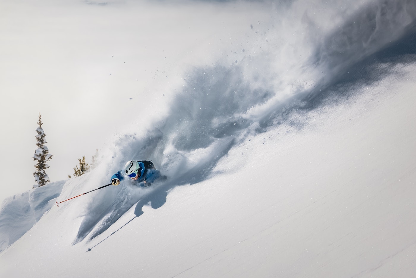Shredding in some deep pow pow.