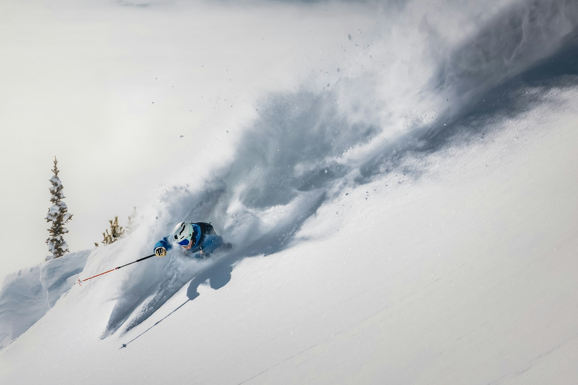 Shredding in some deep pow pow.