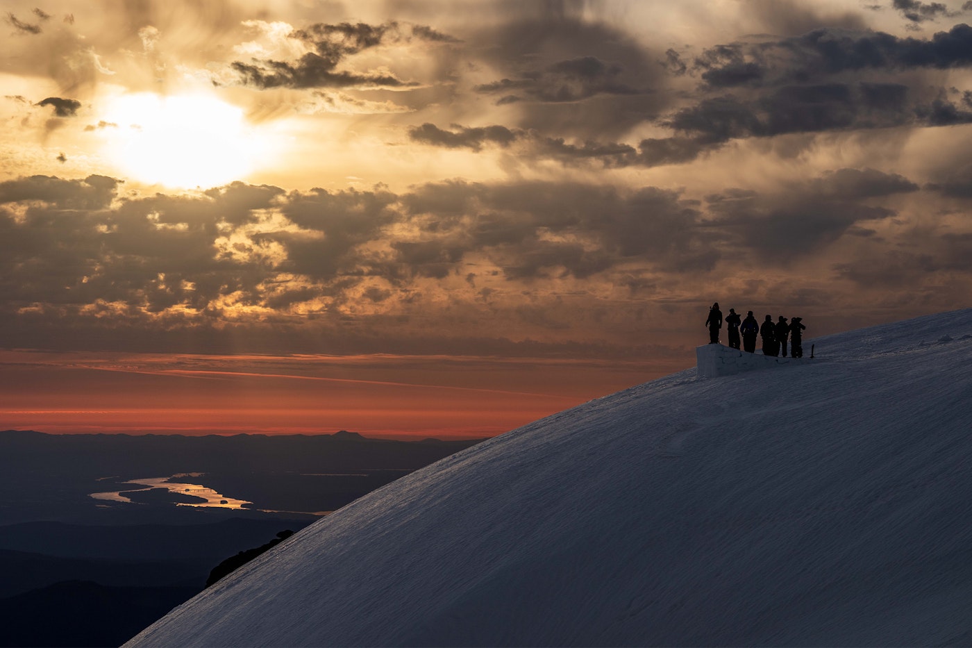 skiing mount hood