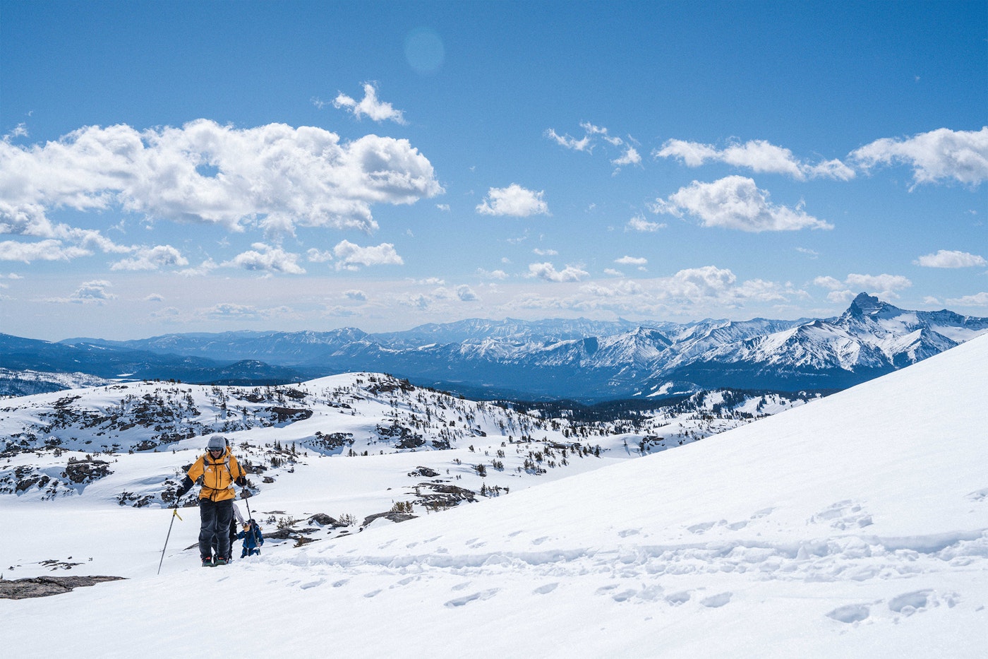 Skiing in the Beartooth Mountains
