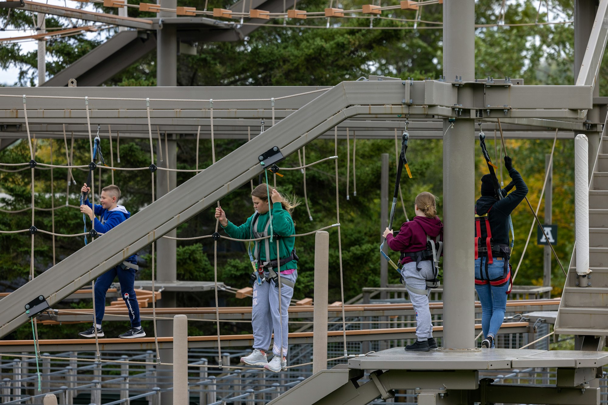 Ropes course at Killington's Adventure Center