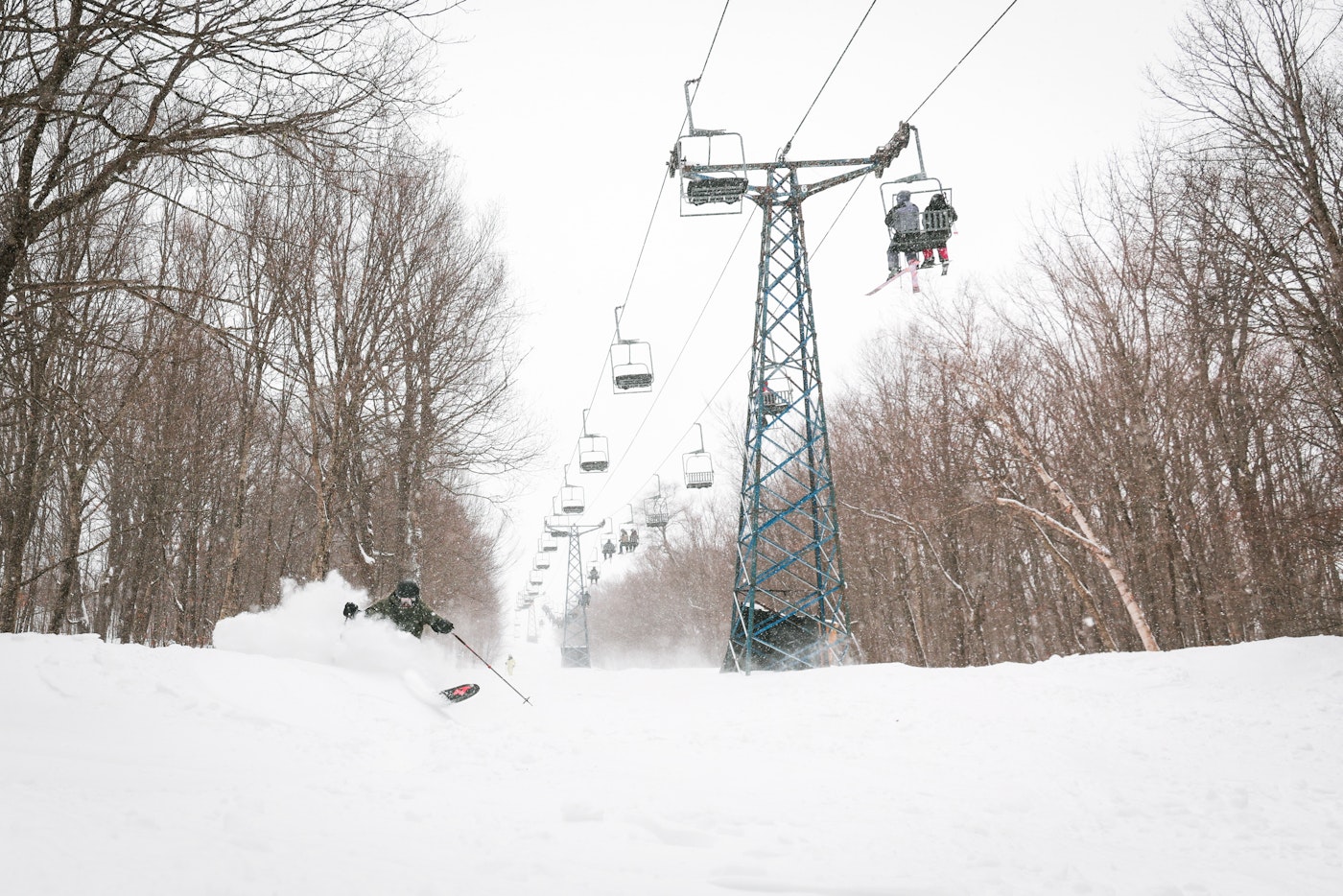 Pico Mountain's Outpost double lift that will be getting replaced due to mechanical failure.