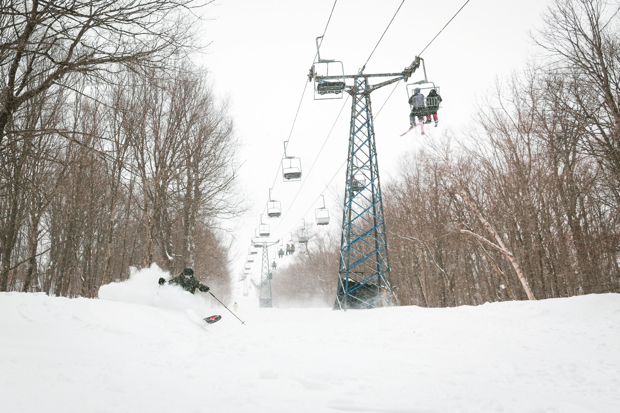 Pico Mountain's Outpost double lift that will be getting replaced due to mechanical failure.