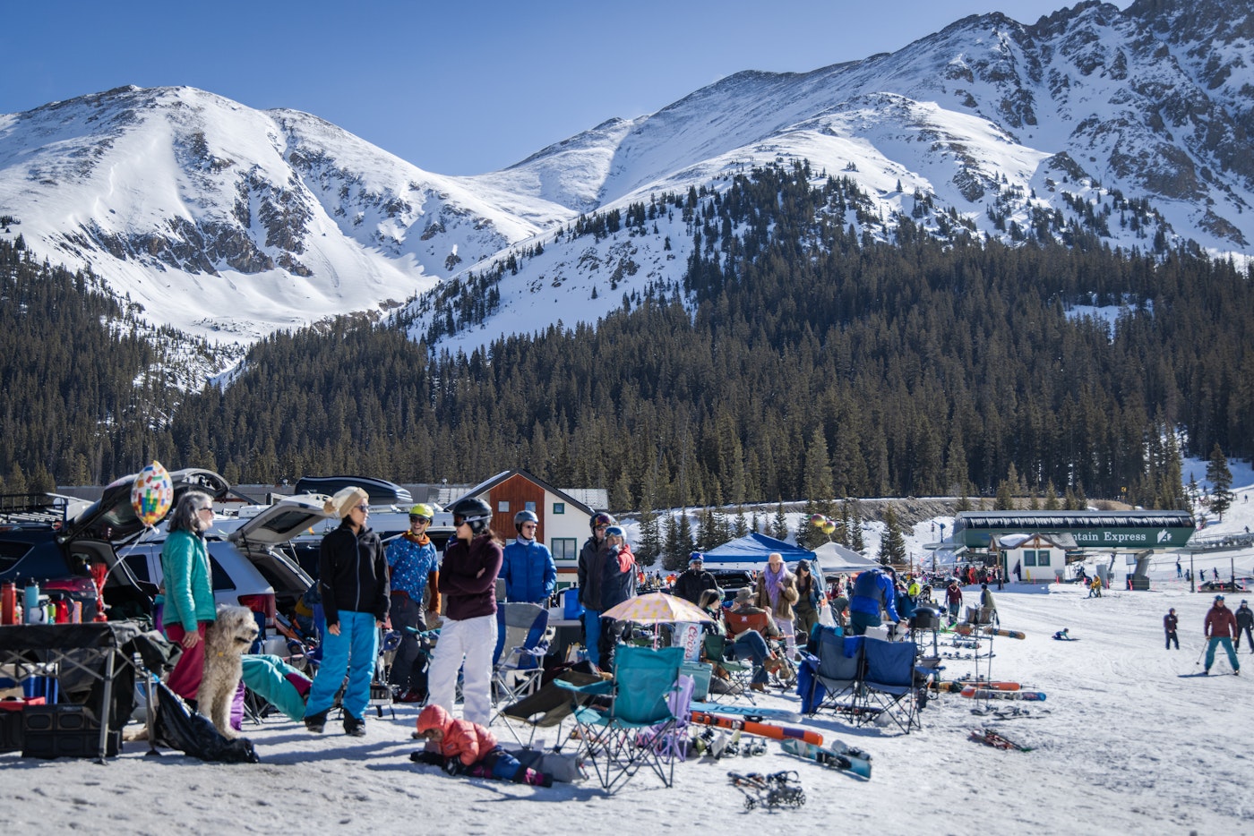 Tailgating at Arapahoe Basin in Colorado