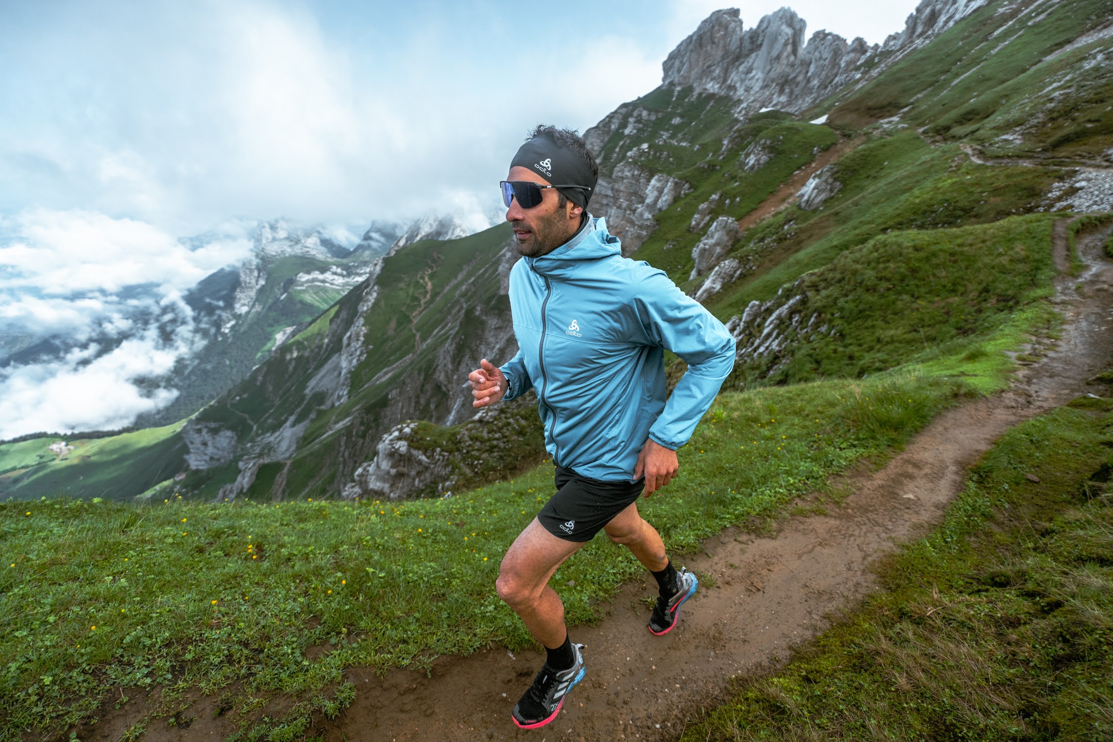 Trail runner stacking up miles.