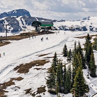 Banff Sunshine Records August Snowfall