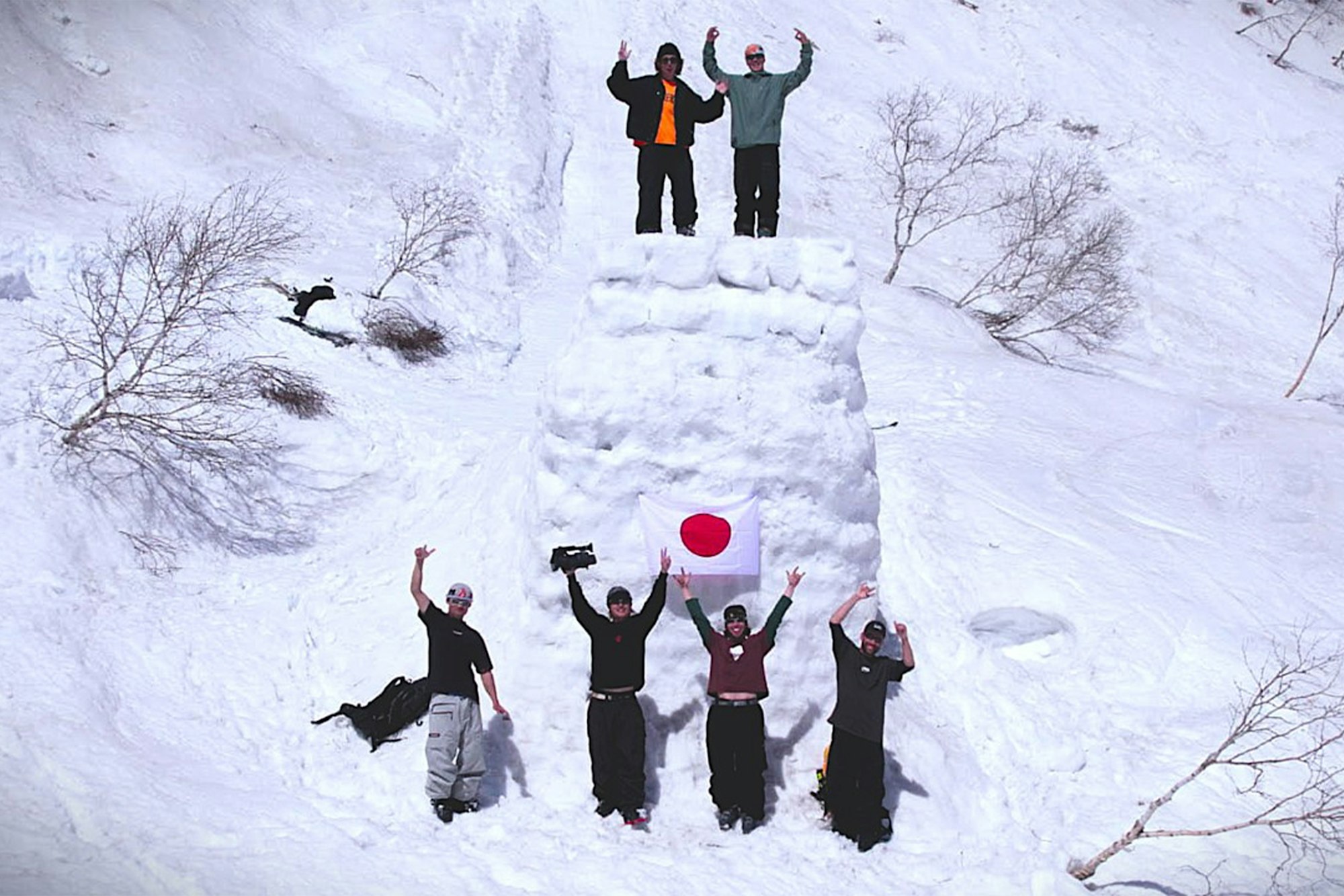 Gen Sasaki Skiing Japan
