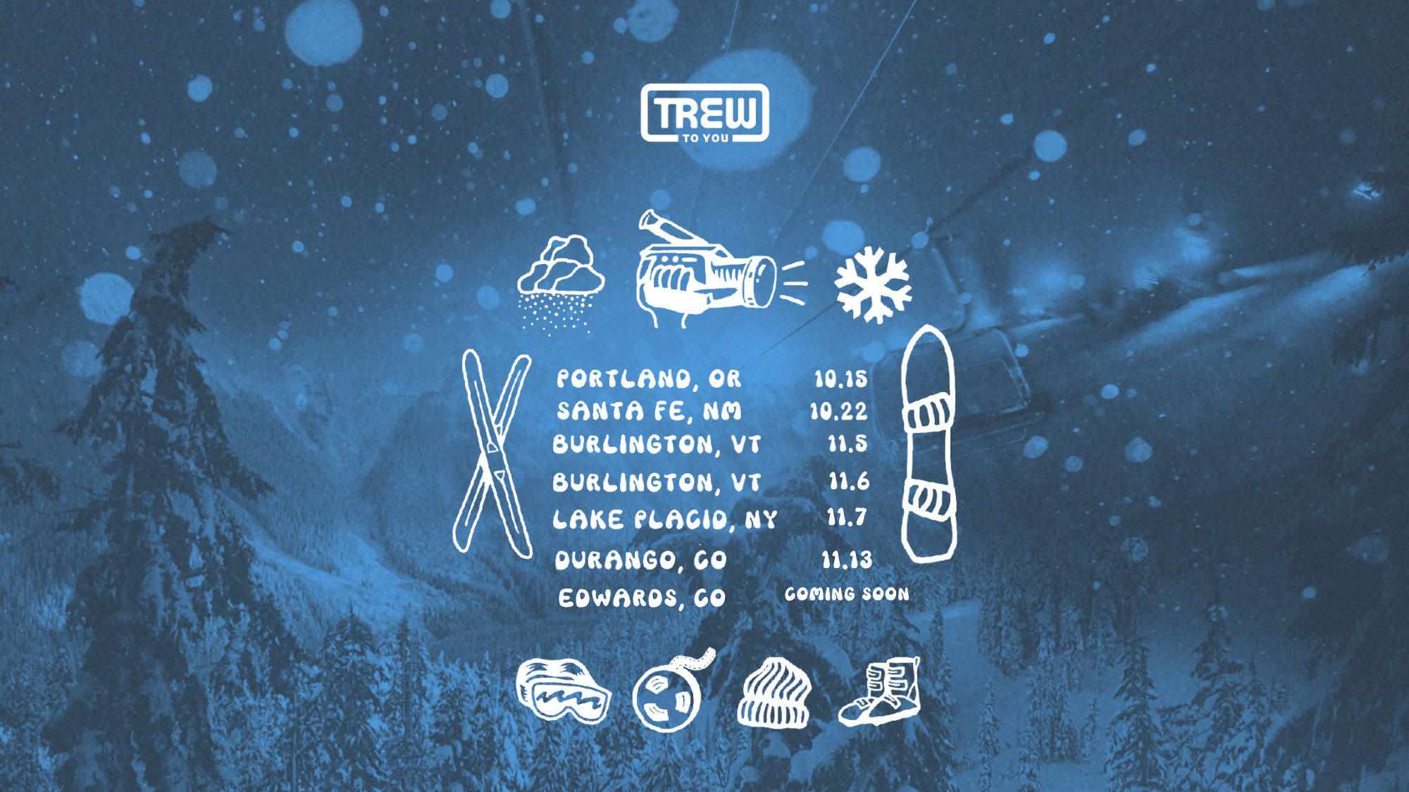 TREW to You Season Four film tour.
