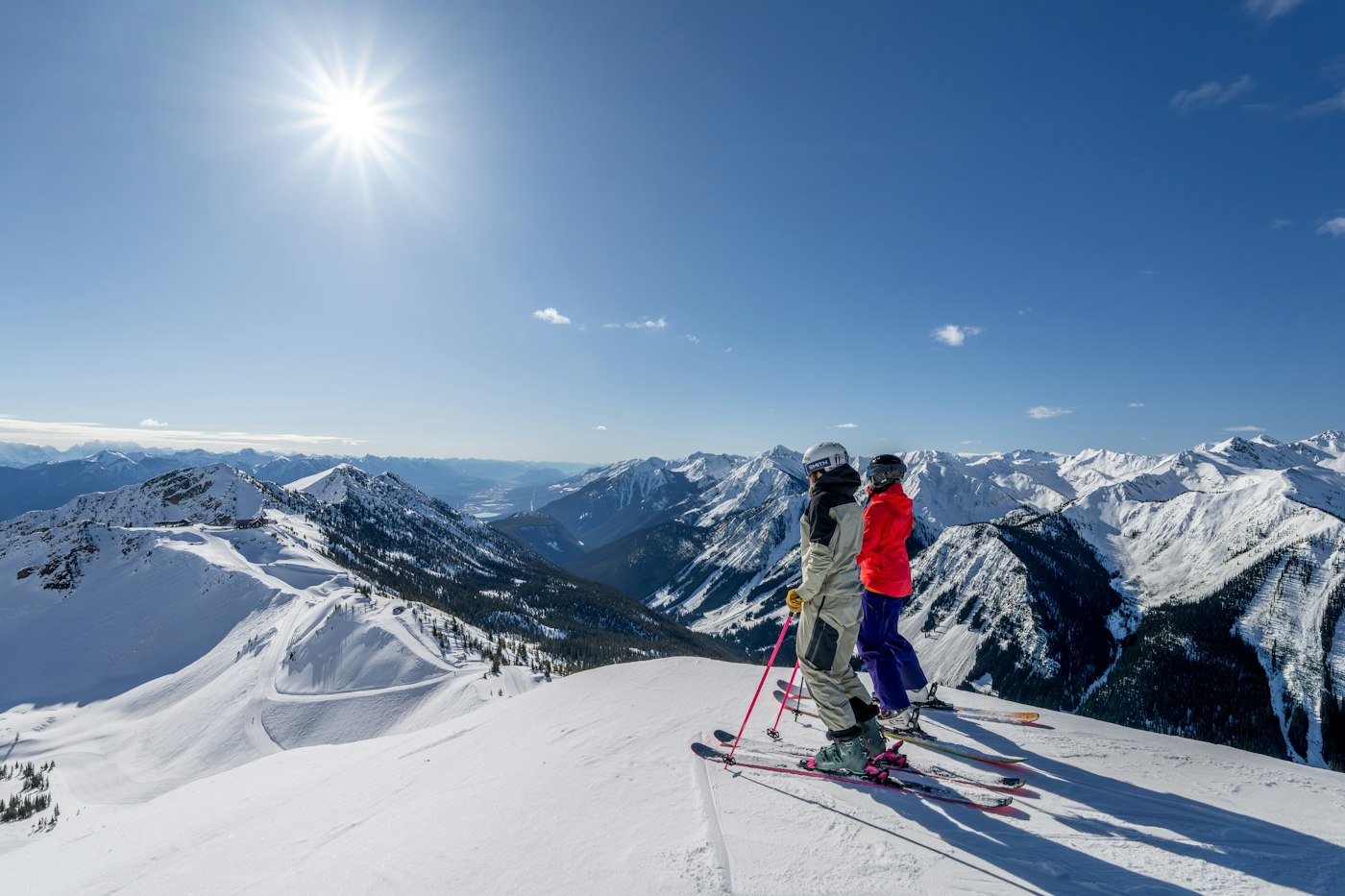 Skiing at Kicking Horse Mountain Resort.