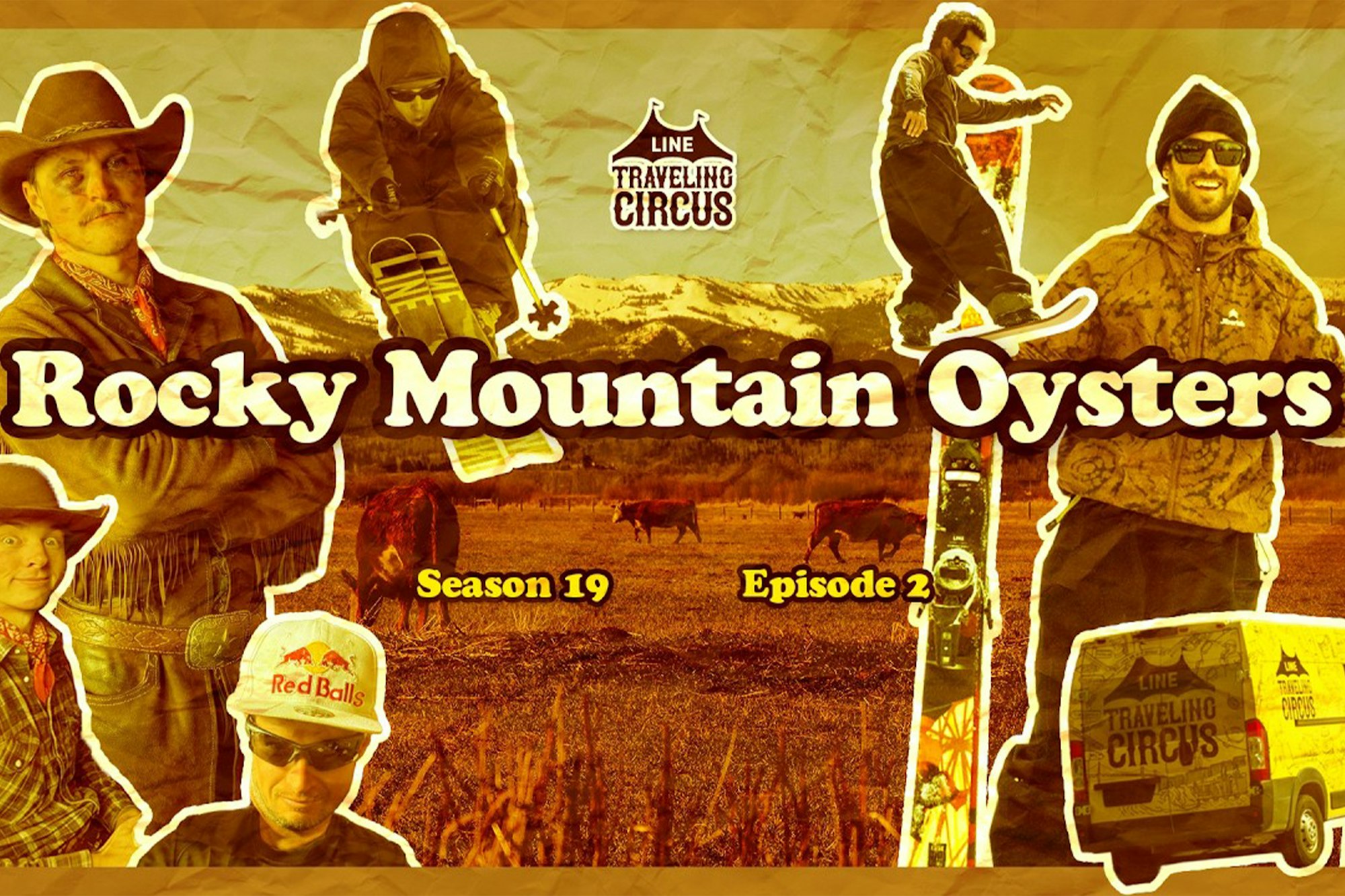 LINE skis traveling circus