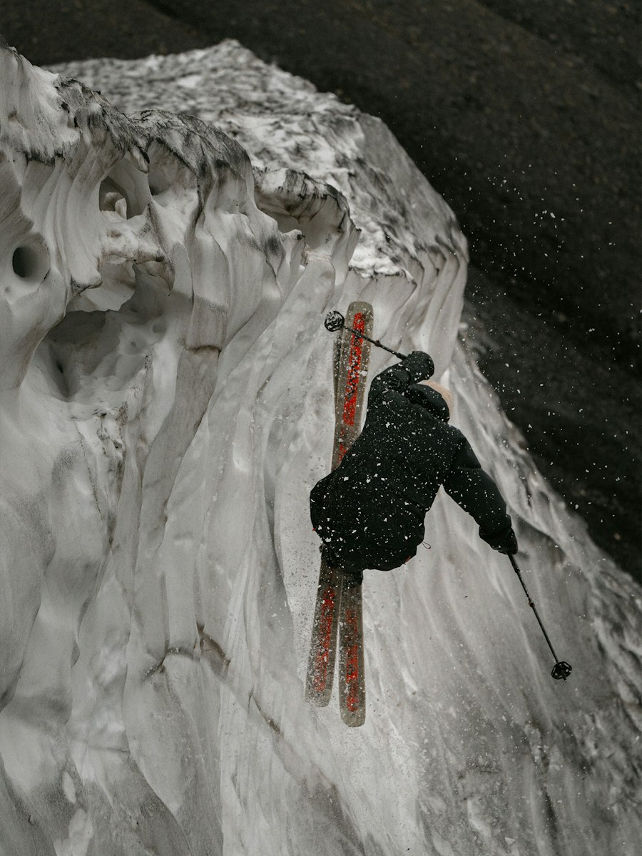 Laurent De Martin on ZAG Skis in the Alps